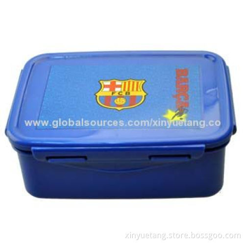 Plastic Kids' School Lunch Box, Measures 16x12x6cm